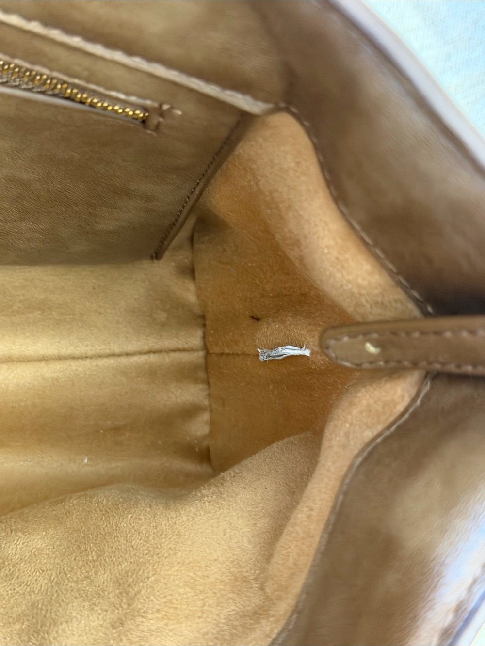 Zara Brown Patchwork Mini Bag with Gold Ring Handle - Picture 9 of 16